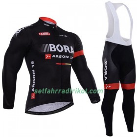 Radbekleidung Radtrikot Langarm + Lang Trägerhose 2017 Bora-Hansgrohe N003